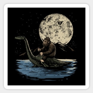 Squatch & Nessie Magnet